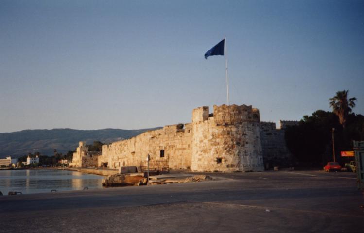 Kos Town castle - At the harbour entrance to Kos Town stands the Venetian castle of The Knights Of St. John. 

