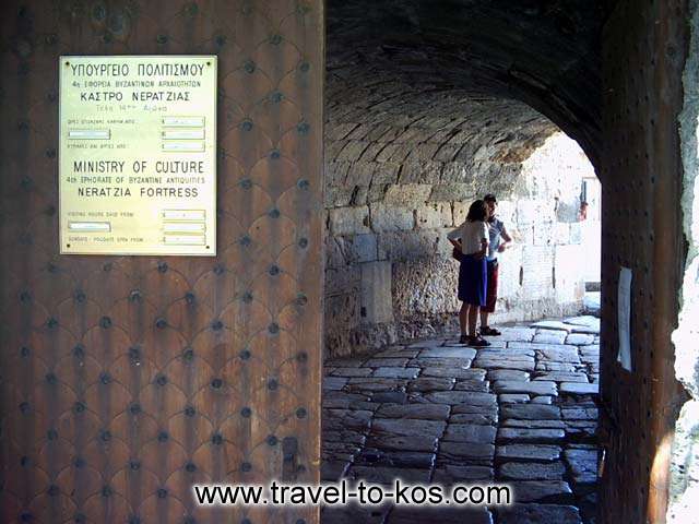 THE MAIN ENTRANCE GATE - The main entrance gate to the fortress.