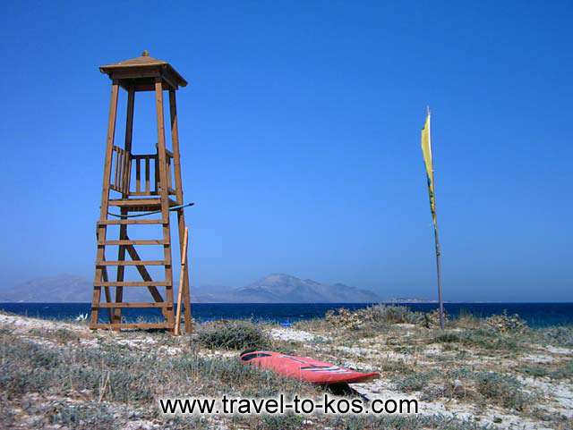 MARMARI BEACH - Marmari beach has and beach guard. 