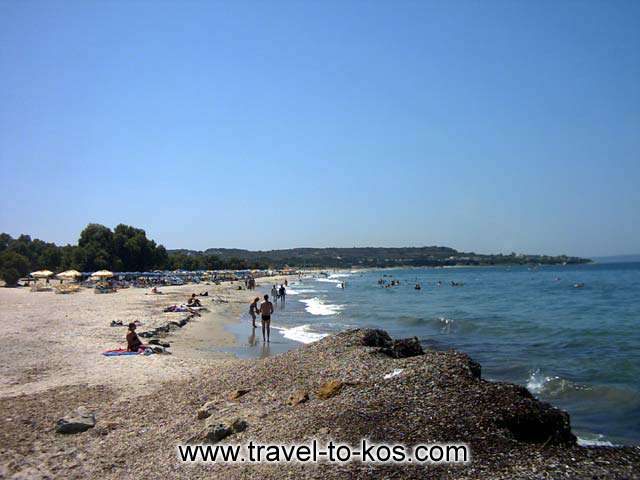 MASTICHARI BEACH - The sandy beach of Mastichari area. 