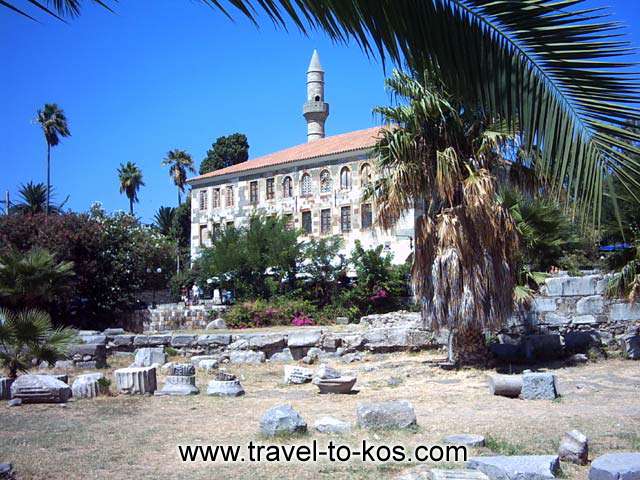 THE MOSQUE OF LOTZIA - The mosque of Lotzia or Hashan Pasha mosque was built in 1786, on the place where was the church of Saint George. 