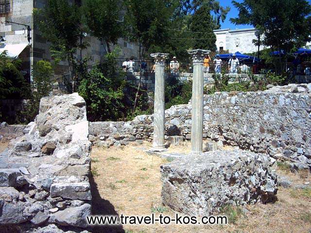 THE ANCIENT TOWN - Part of the ancient town of Kos. the first capital of Kos was located at the southwestern axtremity of the island. 