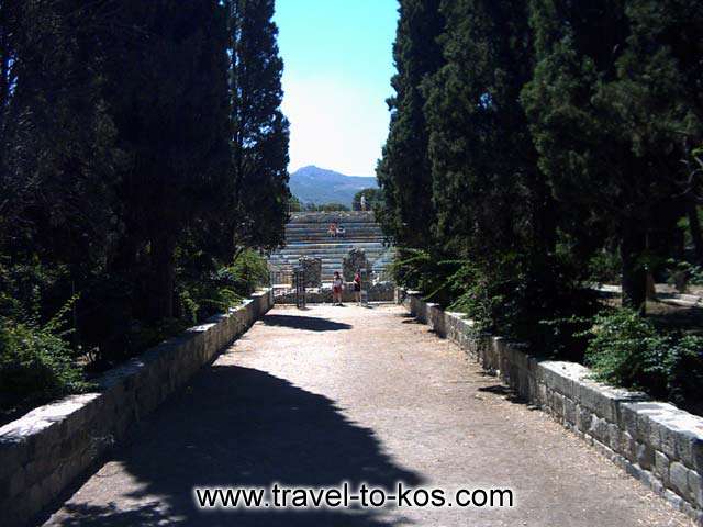 THE ANCIENT TOWN - The entrance to the archaeological site of the ancient town. 