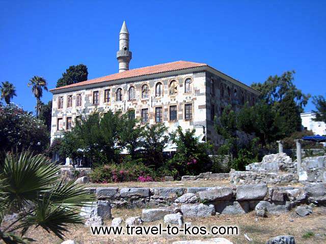THE MOSQUE OF LOTZIA - The Lotzias mosque and part of the antiquities of the ancient town.