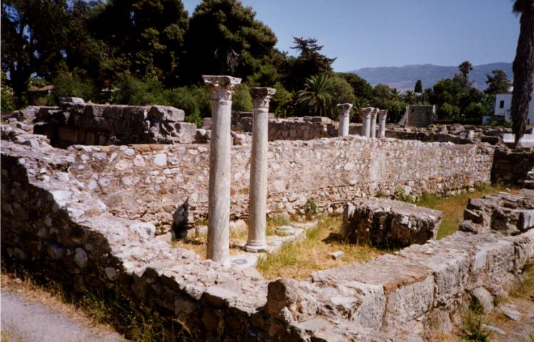 Kos Town Ancient Sites -  by Derek Oakley