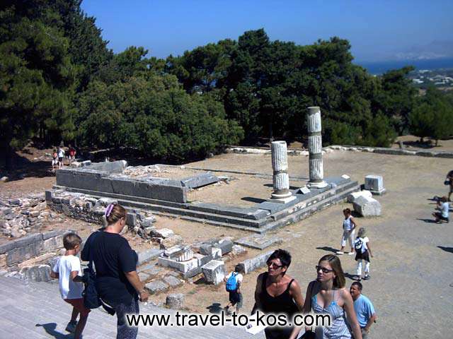 ALTAR OF ASKLEPIOS - The altar of Asklepiow and thw temple were build in the 3rd b.c. century. 