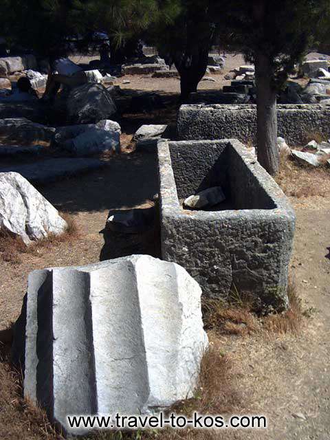 ANTIQUITIES - The antiquitites from the archaeological site of Asklepion. 