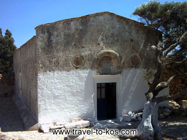 SAINT PARASKEVI - Inside the castle you can see the old church of saint Paraskevi. 