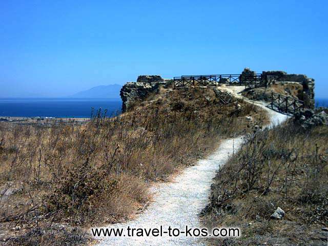 VIEW - Here is the perfect place to see the view at Mastichari beach. 