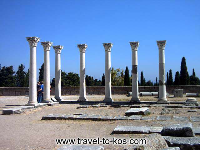 APOLLON TEMPLE - The worship of god Apollon kyparissios had preceded from Asklepios worship. 
 