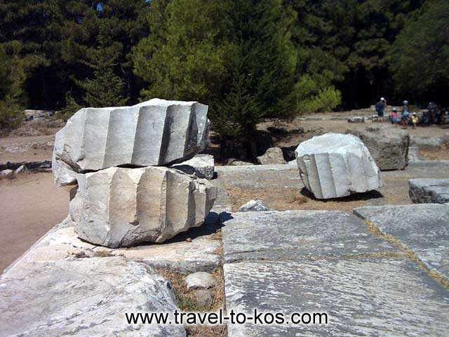 ASKLEPIOS TEMPLE - A part of Asklepios temple. 