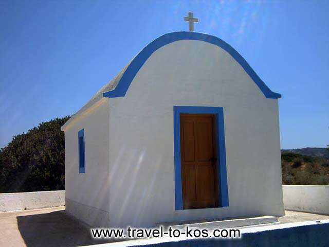 CHURCH - This little church is on the way to the castle of Antimachia. 