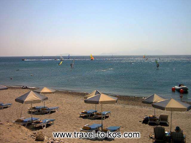 KEFALOS BEACH - Kefalos beach is the perfect choice for sea sport and especially for wind surfing. 