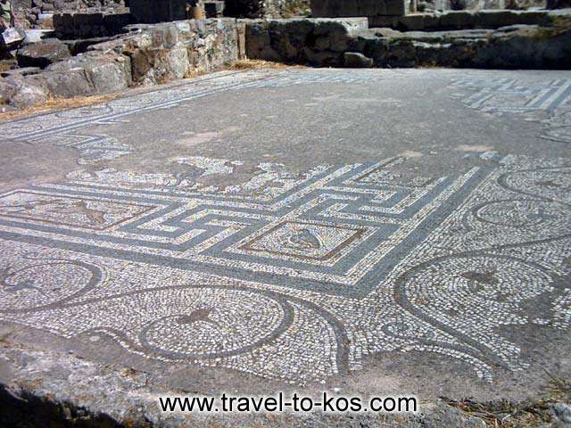 MOSAIC - An impressive mosaic you can see to the ancient town. 