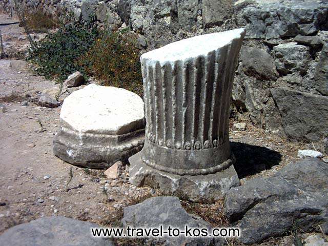 COLUMN - The relic of a column, part of an ancient building. 