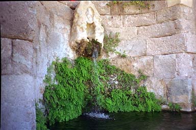 Fountain - This was a fountain in one of the walls of the Asclepion, and the only running water I saw in Greece. Fresh water was a scarce commodity in Greece.