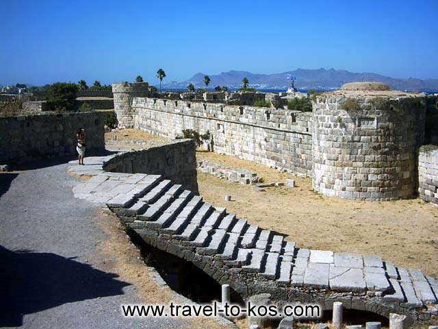 THE WALL OF THE CASTLE - The safety walls of the of the castle. 