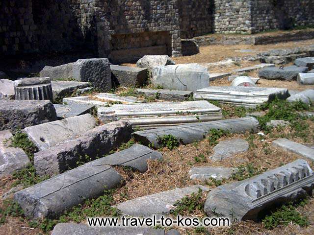 ANCIENT TOWN - Excavations have brought to light many archaeological findings. 