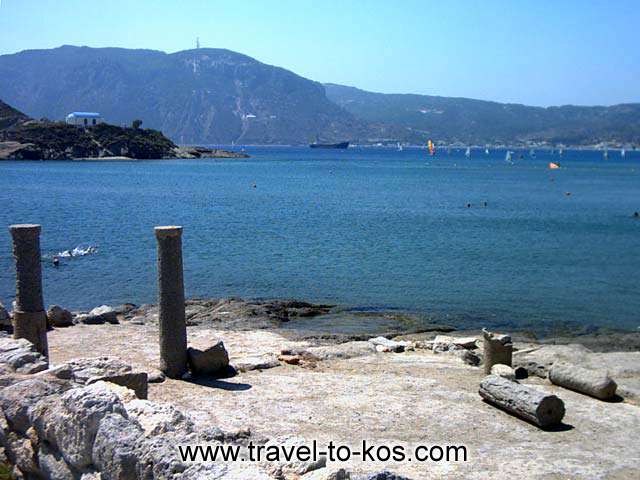VASILIKI OF AGIOS STEFANOS - The ruins of Vasiliki (or Basilika) of Agios Stefanos is near the beach. 