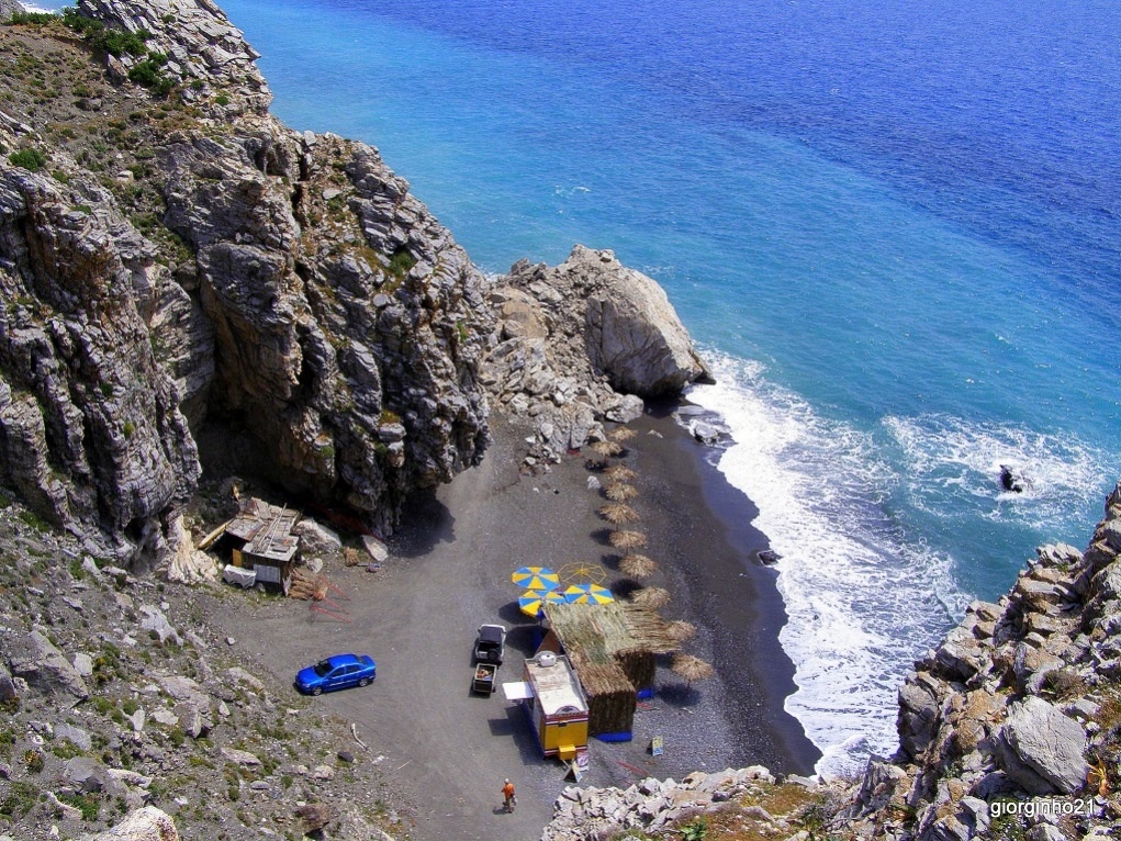 Therma beach - The first beach on the way to Therma 