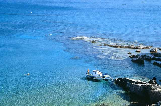 BOAT IN THE SEA - 