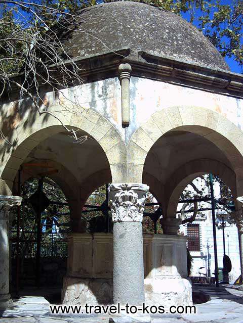 MOSQUE LOTZIAS - The Lotzias mosque in the town of Kos.