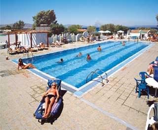 View of swimming pool of hotel Atlantis CLICK TO ENLARGE