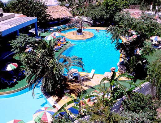 The panoramic view of the swimming pool CLICK TO ENLARGE