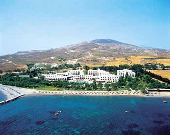 Photo of Oceanis Beatch Resort from helicopter CLICK TO ENLARGE