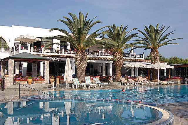 Take your coffee next to the swimming pool of Palladium hotel CLICK TO ENLARGE