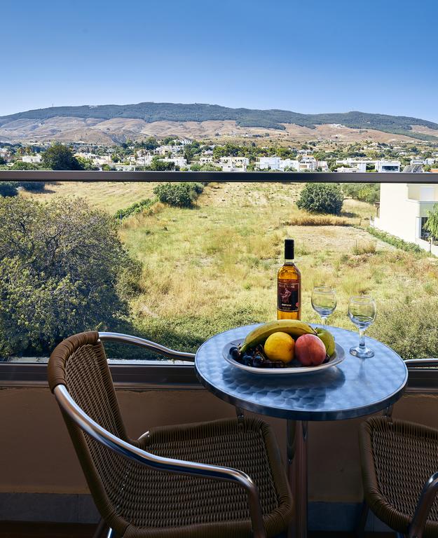 Photo of garden of Niriides Beach hotel. CLICK TO ENLARGE