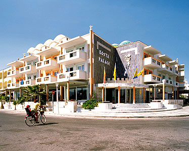 Outside image of Kosta Palace hotel to Kos-Greece CLICK TO ENLARGE