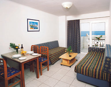 Another style of room with two beds of Kosta Palace hotel in Kos CLICK TO ENLARGE