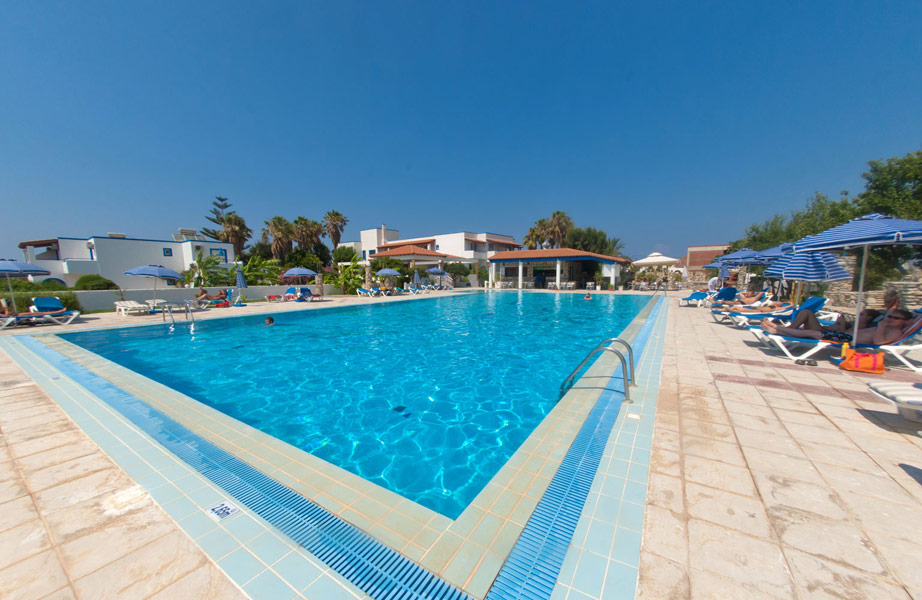 Panoramic view of Tigaki Star hotel in Kos CLICK TO ENLARGE