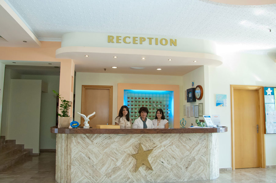 Inside photo of a room with two beds of Tigaki Star hotel in Kos CLICK TO ENLARGE