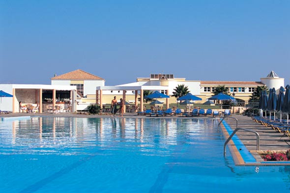 View of the swimming pool of Neptune Resort hotel. CLICK TO ENLARGE