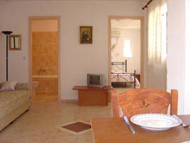 Photo of apartment of Seagull bay hotel, located in Mastichari Kos Island, Dodecanese Greece. CLICK TO ENLARGE