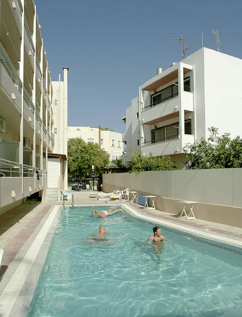 Image of the pool of the Hotel Theonia, located in Kos island, Greece. CLICK TO ENLARGE