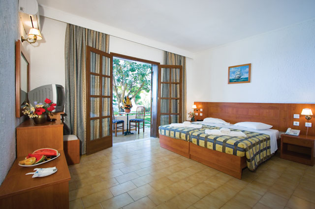 Another image of double room of Gaya Hotel, Kos Greece. CLICK TO ENLARGE