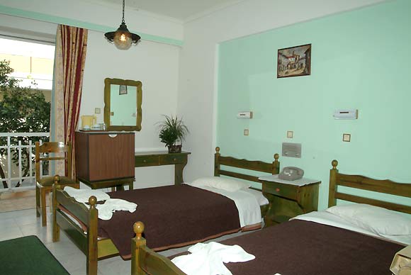 Another photo of double room of Hotel Galaxy. CLICK TO ENLARGE