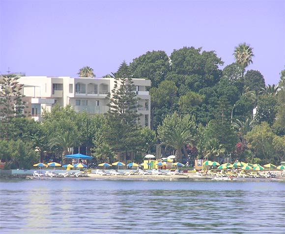 Image of Triton Hotel (on the beach). CLICK TO ENLARGE