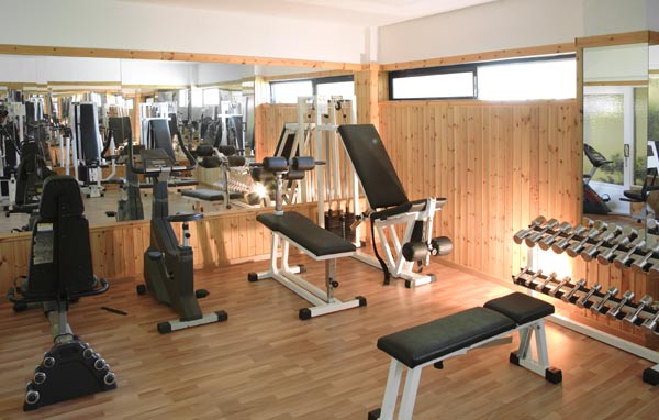 Image of the gym and fitness room of Sandy hotel. CLICK TO ENLARGE